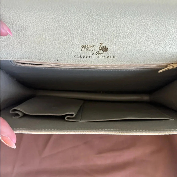 Eileen Kramer Genuine Ostrich Leather Clutch - Picture 5 of 7
